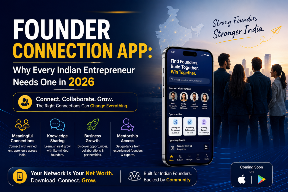 Founder Connection App | Connect, Collaborate & Grow