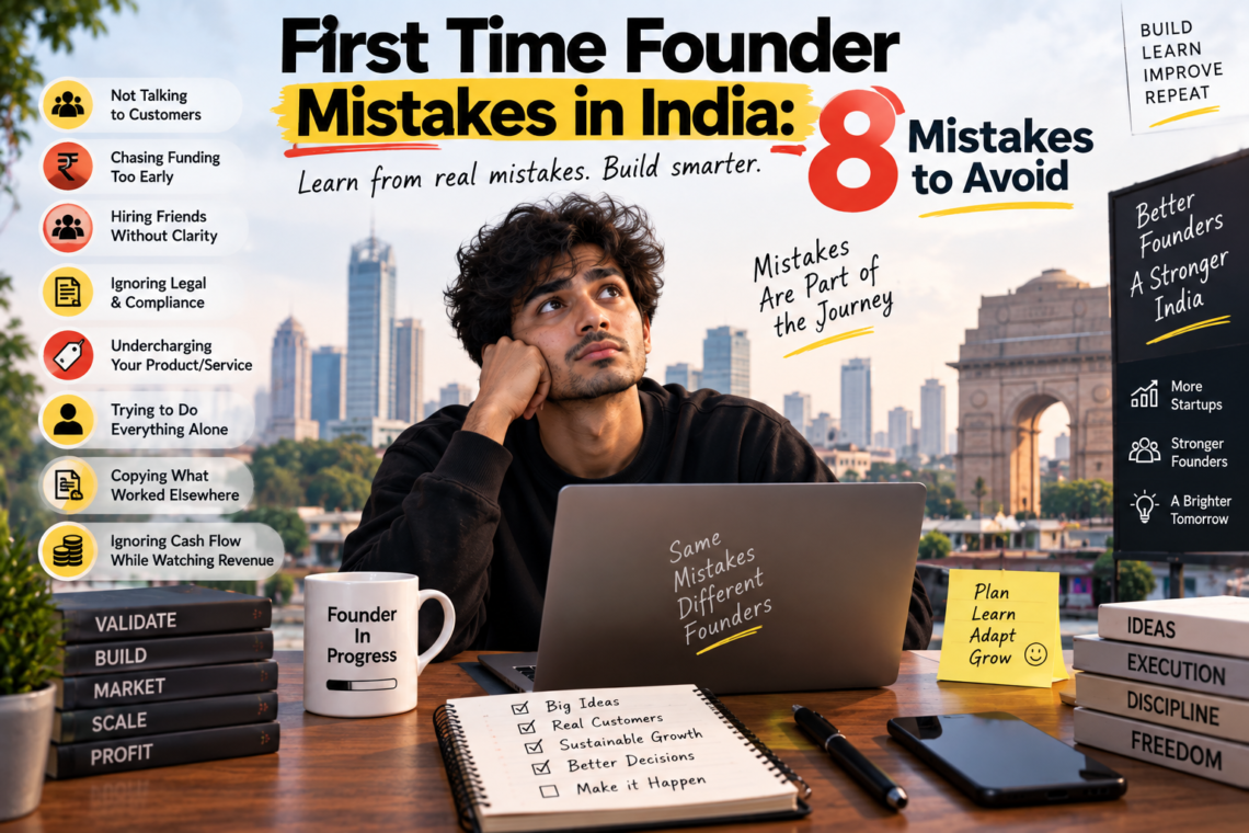 First-Time Founder Mistakes in India: 8 Mistakes to Avoid