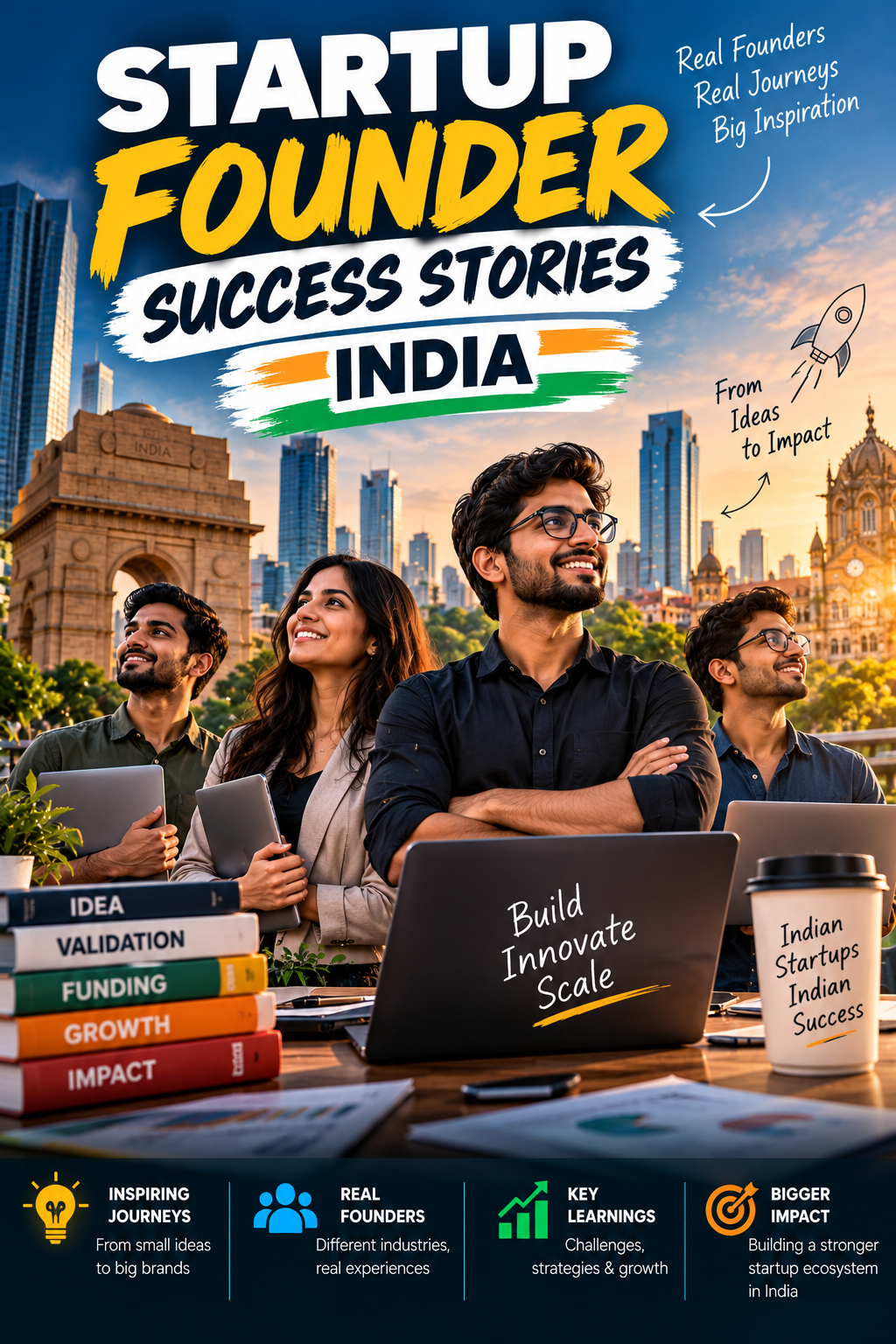 Startup Founder Success Stories in India: Lessons from Top Founders